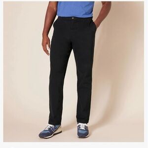 NEW Amazon Essentials Men's 34W x 30L Black Slim-Fit Casual Stretch Chino Pant